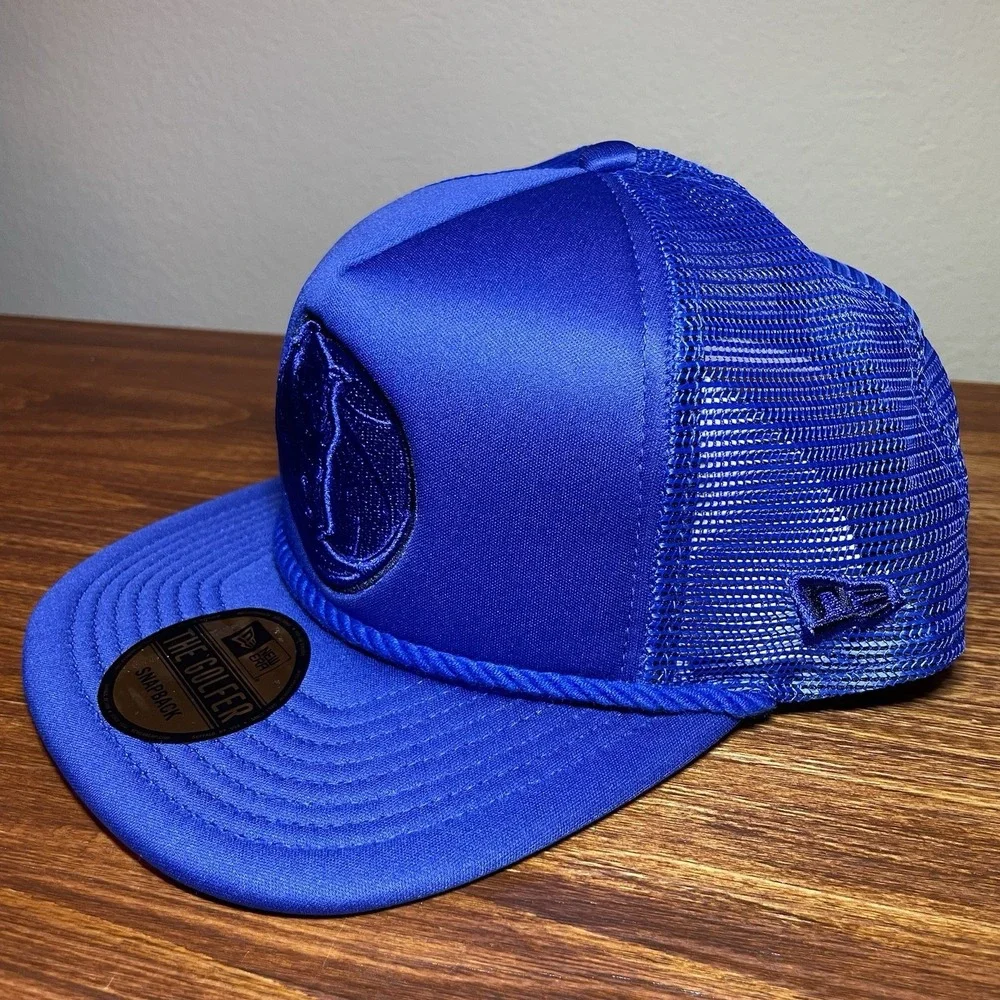 New Era Dallas Mavericks The Golfer Rope Hat Blue Foam Snapback Adjustable Cap